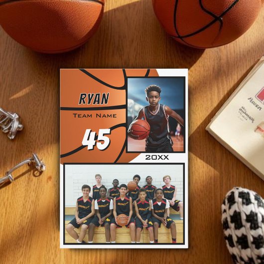 Moderne Basketbalspeler Teamfoto Geheugen Mate