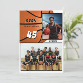 Moderne Basketbalspeler Teamfoto Geheugen Mate (Staand voorkant)