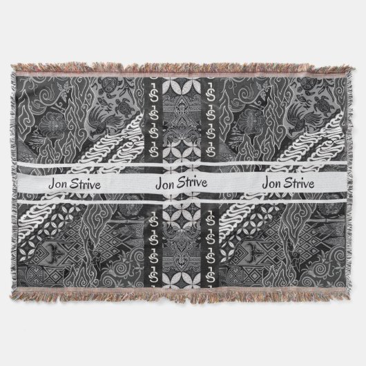 Moderne BATIK Patroon Deken (Voorkant)