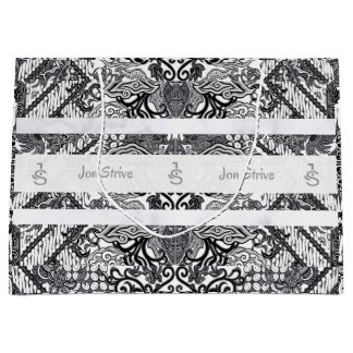 Moderne BATIK Patroon Groot Cadeauzakje