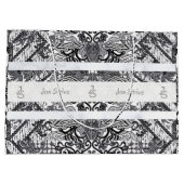 Moderne BATIK Patroon Groot Cadeauzakje (Achterkant)