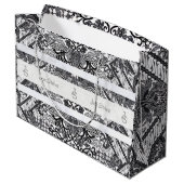Moderne BATIK Patroon Groot Cadeauzakje (Achterkant Gekanteld)