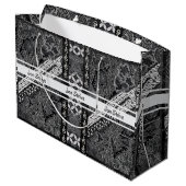 Moderne BATIK Patroon Groot Cadeauzakje (Achterkant Gekanteld)