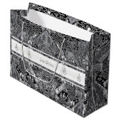 Moderne BATIK Patroon Groot Cadeauzakje (Voorkant Gekanteld)