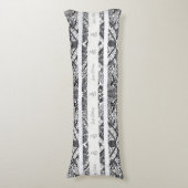 Moderne BATIK Patroon Lichaamskussen (Voorkant Verticaal)