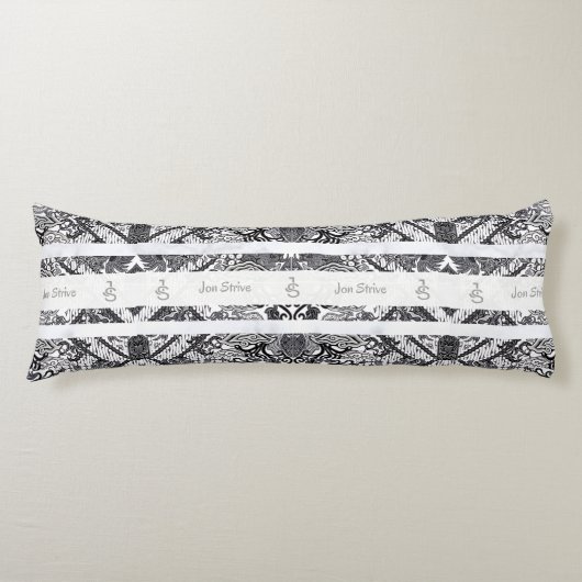 Moderne BATIK Patroon Lichaamskussen (Voorkant)