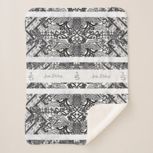 Moderne BATIK Patroon Sherpa Deken