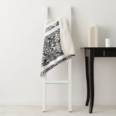 Moderne BATIK Patroon Sherpa Deken (In situ)