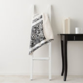 Moderne BATIK Patroon Sherpa Deken (In situ)