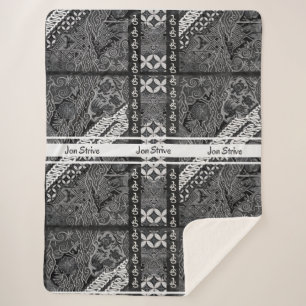Moderne BATIK Patroon Sherpa Deken