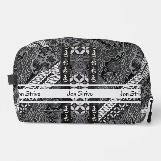 Moderne BATIK Patroon Toilettasje (Voorkant)