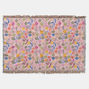 Moderne Batik Roze Schaduw Deken