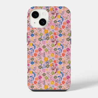 Moderne Batik Roze Schaduw iPhone 14 Hoesje