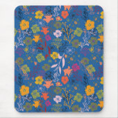 Moderne Batik Victoria Blauw Muismat (Voorkant)