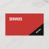 Moderne batterijlade visitekaartje (Achterkant)