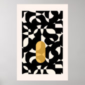 Moderne Bauhaus Abstracte kunst Poster (Voorkant)