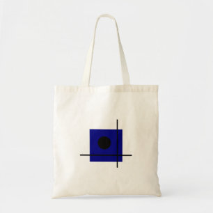 Moderne Bauhaus Art Blue Composition Tote Bag