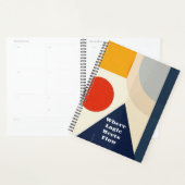 Moderne Bauhaus geometrische patroon Planner (Display)