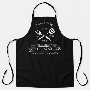 Moderne BBQ Grill Master Fathers Day Cadeaus Schort