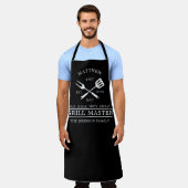 Moderne BBQ Grill Master Fathers Day Cadeaus Schort (Gedragen)