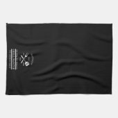 Moderne BBQ Grill Master Fathers Day Cadeaus Theedoek (Horizontaal)