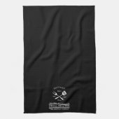 Moderne BBQ Grill Master Fathers Day Cadeaus Theedoek (Verticaal)