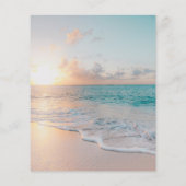 Moderne Beach Business Factuur (Achterkant)