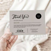 Moderne bedankkaart Sjabloon