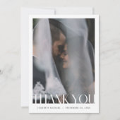 Moderne bedankpas Een notitie Bedankkaart (Voorkant)