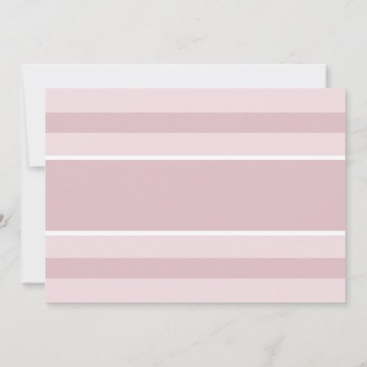 Moderne Bedankt- en liefdesfotokaart - Blush Bedankkaart (Achterkant)