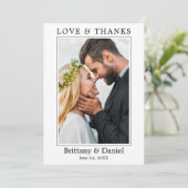 Moderne Bedankt voor eenvoudige weddenschappen (Staand voorkant)