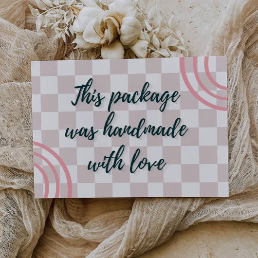 Moderne Bedankt voor uw aankoop Kaart