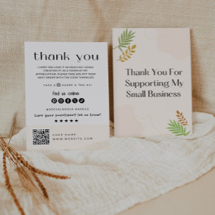 Moderne Bedankt voor uw aankoop Kaart