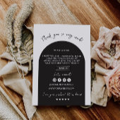 Moderne Bedankt voor uw aankoop Kaart