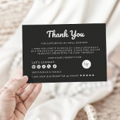 Moderne Bedankt voor uw aankoop Kaart