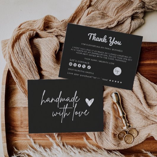 Moderne Bedankt voor uw aankoop Kaart