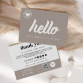 Moderne Bedankt voor uw aankoop Kaart