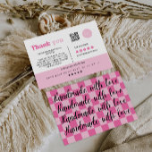 Moderne Bedankt voor uw aankoop Kaart