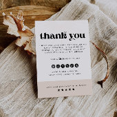 Moderne Bedankt voor uw aankoop Kaart