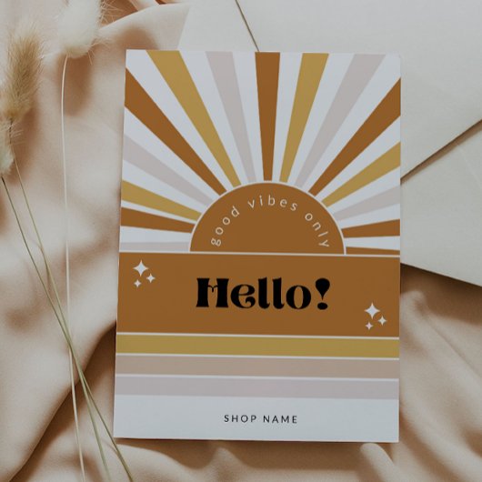 Moderne Bedankt voor uw aankoop Kaart