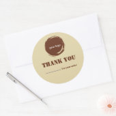 Moderne Bedankt Zakelijke Sticker | Gepersonalisee (Envelop)