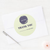 Moderne Bedankt Zakelijke Sticker | Gepersonalisee (Envelop)