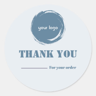 Moderne Bedankt Zakelijke Sticker | Gepersonalisee
