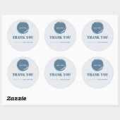 Moderne Bedankt Zakelijke Sticker | Gepersonalisee (Vel)