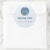 Moderne Bedankt Zakelijke Sticker | Gepersonalisee (Tas)