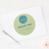 Moderne Bedankt Zakelijke Sticker | Gepersonalisee (Envelop)