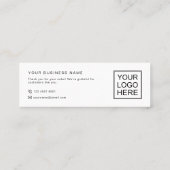 Moderne Bedankverpakkingen Mini Inserts voor Zakel Visitekaartje (Achterkant)