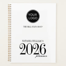 Moderne Bedrijf Logo Custom 2026 Planner