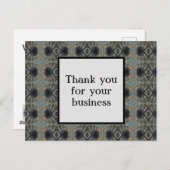 Moderne bedrijfs- Bedankt voor de klantwaardering Briefkaart (Voorkant / Achterkant)