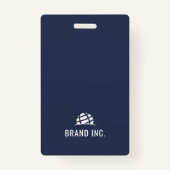 Moderne bedrijfs-ID Badge (Achterkant)